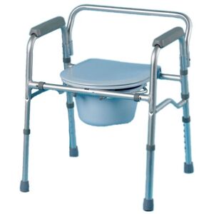 Homecraft Folding Commode Toilet Chair – Lightweight Aluminium Commode & Toilet Surround with Adjustable Seat Height, Portable Bedside Toilet Frame with Removable Bucket & Non-Slip Feet Homecraft Folding Commode Toilet Chair – Lightweight Aluminium Commode & Toilet Surround with Adjustable Seat Height, Portable Bedside Toilet Frame with Removable Bucket & Non-Slip Feet