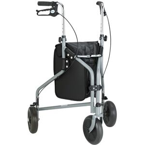 Days Tri Wheel Folding Walker with Loop and Lockable Brakes, Mobility Aid, Easy to Manoeuvre & Height Adjustable, For Eldery and Disabled Users, Silver Days Tri Wheel Folding Walker with Loop and Lockable Brakes, Mobility Aid, Easy to Manoeuvre & Height Adjustable, For Eldery and Disabled Users, Silver