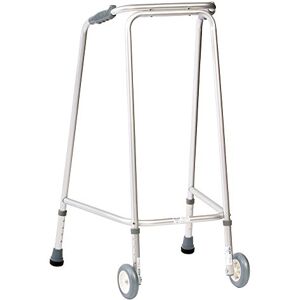 NRS Healthcare Walking Frame (Wheeled) N73260 Adjustable Height Large (Eligible for VAT relief in the UK) NRS Healthcare Walking Frame (Wheeled) N73260 Adjustable Height Large (Eligible for VAT relief in the UK)