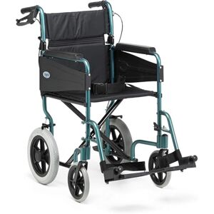 Days Lightweight Wheelchair for Adults, Escape Folding Wheelchairs, Compact Wheel Chair with Adjustable Footrests, Attendant Propelled, Padded Seat Wide, Racing Green Days Lightweight Wheelchair for Adults, Escape Folding Wheelchairs, Compact Wheel Chair with Adjustable Footrests, Attendant Propelled, Padded Seat Wide, Racing Green