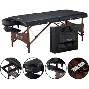 Master Massage Equipment Mater Massage 70cm Wide Basic Newport Portable Massage Table W/Carry Case, 300KG Capacity Massage Couch Beauty Bed, Black Master Massage Equipment Mater Massage 70cm Wide Basic Newport Portable Massage Table W/Carry Case, 300KG Capacity Massage Couch Beauty Bed, Black