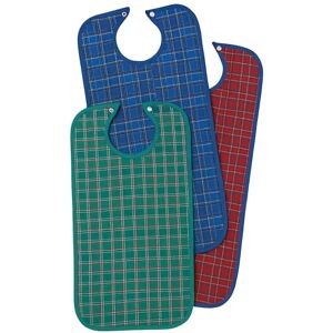 Homecraft Everyday Bib – Waterproof Adult Mealtime Clothing Protector – Washable Dining Apron for Elderly or Disabled Users – Small Size, Blue, Plaid Pattern Homecraft Everyday Bib – Waterproof Adult Mealtime Clothing Protector – Washable Dining Apron for Elderly or Disabled Users – Small Size, Blue, Plaid Pattern