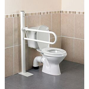 Homecraft Devon Floor-Mounted Folding Rail, 55 cm (22 Inch), Standard Bathroom Aid for Elderly, Handicapped, & Disabled, Stability Grab Bar, Flip-Up Safety Support (Eligible for VAT relief in the UK) Homecraft Devon Floor-Mounted Folding Rail, 55 cm (22 Inch), Standard Bathroom Aid for Elderly, Handicapped, & Disabled, Stability Grab Bar, Flip-Up Safety Support (Eligible for VAT relief in the UK)