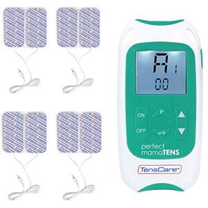 TensCare Perfect mama TENS Natural Pain Relief Unit using Clinically Proven TENS Programmes. Perfect for Labour and after Childbirth. Includes 4 Extra Electrode Pads TensCare Perfect mama TENS Natural Pain Relief Unit using Clinically Proven TENS Programmes. Perfect for Labour and after Childbirth. Includes 4 Extra Electrode Pads