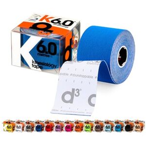 D3 K6.0 Kinesiology Tape Royal Blue 50mm x 6m (1 Roll) Latex-Free Hypoallergenic Ankle, Knee, Shoulder, Elbow Kinetic Physio Sports Medical Muscle Injury Strapping Support D3 K6.0 Kinesiology Tape Royal Blue 50mm x 6m (1 Roll) Latex-Free Hypoallergenic Ankle, Knee, Shoulder, Elbow Kinetic Physio Sports Medical Muscle Injury Strapping Support