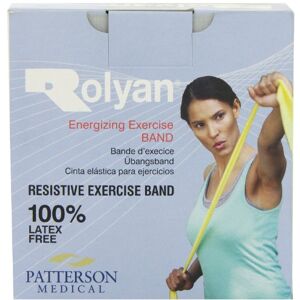 Rolyan Energising Exercise Bands, Ideal Resistance Tool for Upper and Lower Extremity Exercises to Tone Muscles and Increase Flexibility, Supports Physical Therapy, Latex Free, Yellow, Light, 25m Rolyan Energising Exercise Bands, Ideal Resistance Tool for Upper and Lower Extremity Exercises to Tone Muscles and Increase Flexibility, Supports Physical Therapy, Latex Free, Yellow, Light, 25m