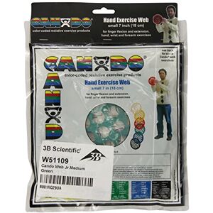 Cando 10-0863 Power-Web Hand Grip Trainer, Hand strengthener, diameter 17 cm, green (medium) Cando 10-0863 Power-Web Hand Grip Trainer, Hand strengthener, diameter 17 cm, green (medium)