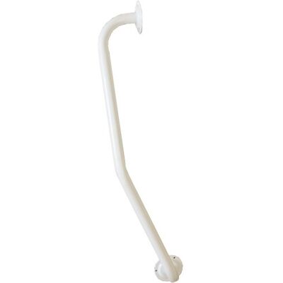 NRS Newel Post Grab Rail Right Handed, White NRS Newel Post Grab Rail Right Handed, White