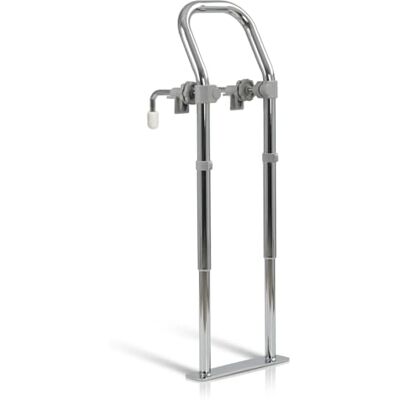 Verax Healthcare Swedish Bath Rail – Chrome Adjustable Bath Grab Rail for Safe Bath Access – Strong Bathroom Support Handle for Elderly & Limited Mobility Users – Secure Bath Aid for Getting in and Out of Bath Verax Healthcare Swedish Bath Rail – Chrome Adjustable Bath Grab Rail for Safe Bath Access – Strong Bathroom Support Handle for Elderly & Limited Mobility Users – Secure Bath Aid for Getting in and Out of Bath