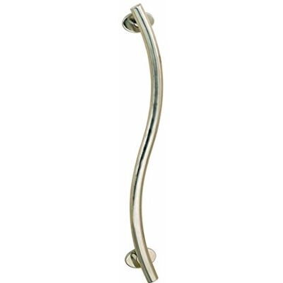 Homecraft Grab Rails with Polished Stainless Steel, Safety Support Grab Bar for Bathroom and Around the Home, Mobility Aid for Elderly, Disabled, and Handicapped, Curved, 610 mm Homecraft Grab Rails with Polished Stainless Steel, Safety Support Grab Bar for Bathroom and Around the Home, Mobility Aid for Elderly, Disabled, and Handicapped, Curved, 610 mm