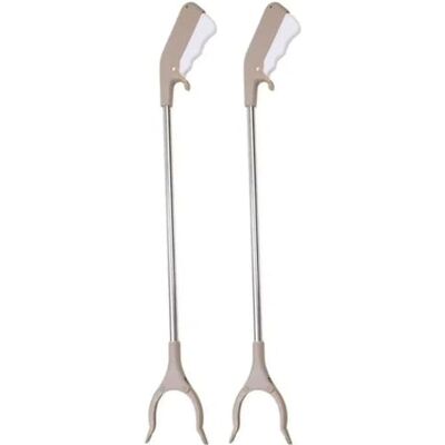 ZZDZW Grabber Reacher 2 pack Suction Cup Grip Tool- Long Short Foldable Strong Heavy Duty Pick Up Stick Lightweight Trash Litter Picker Claw Extended Gripper Nabber Assist for Elderly ( Size : 24inch(2pcs ZZDZW Grabber Reacher 2 pack Suction Cup Grip Tool- Long Short Foldable Strong Heavy Duty Pick Up Stick Lightweight Trash Litter Picker Claw Extended Gripper Nabber Assist for Elderly ( Size : 24inch(2pcs