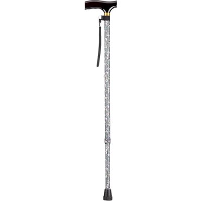 Homecraft Coloured Walking Sticks, Height-Adjustable Walking Stick for Stability and Support, Wild Rose Homecraft Coloured Walking Sticks, Height-Adjustable Walking Stick for Stability and Support, Wild Rose