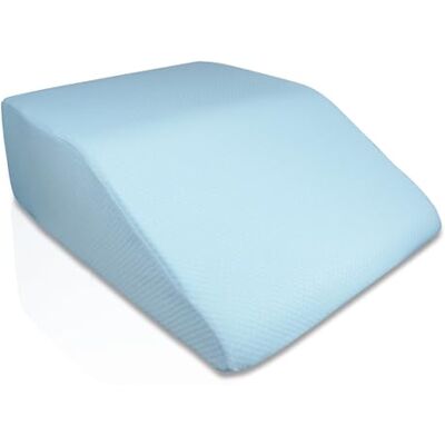 Aidapt Memory Foam Leg Wedge Pillow with Cooling Gel Layer.Post Surgery,Fracture,Reduce Leg Pain,Knee,Hips,Ankle,Swelling,Improve Circulation,Leg Elevation,Removable,Washable Cover. Aidapt Memory Foam Leg Wedge Pillow with Cooling Gel Layer.Post Surgery,Fracture,Reduce Leg Pain,Knee,Hips,Ankle,Swelling,Improve Circulation,Leg Elevation,Removable,Washable Cover.