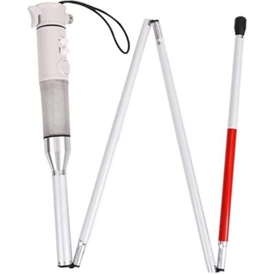 YUNYHAO Intelligent Walking Stick For The Blind Sound And Light Electronic Blind Cane Folding Walking Stick Elderly Walking Stick LED Walker Walking Stick Visual Impairment Aids YUNYHAO Intelligent Walking Stick For The Blind Sound And Light Electronic Blind Cane Folding Walking Stick Elderly Walking Stick LED Walker Walking Stick Visual Impairment Aids