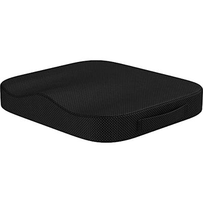 life hall Portable Seat Cushion Orthopedic Memory Foam Coccyx Lower Seat Cushion for Office Car Seats Back Pain Relief Cushion Great Office Chair Cushion (Black) life hall Portable Seat Cushion Orthopedic Memory Foam Coccyx Lower Seat Cushion for Office Car Seats Back Pain Relief Cushion Great Office Chair Cushion (Black)