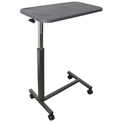 PEPE Mobility Over Bed Table with Wheels (Sturdy Steel Frame), Adjustable Height and Brakes on All 4 Wheels, Hospital Bed Table or Sofa PEPE Mobility Over Bed Table with Wheels (Sturdy Steel Frame), Adjustable Height and Brakes on All 4 Wheels, Hospital Bed Table or Sofa