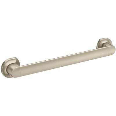 Moen MBHG3818BN Genta 18" Bathroom Grab Bar, Brushed Nickel Moen MBHG3818BN Genta 18" Bathroom Grab Bar, Brushed Nickel