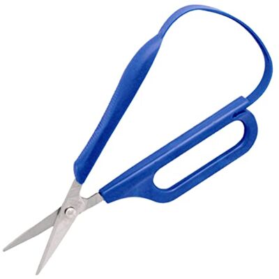 Easi-Grip PETA Long Loop Scissors, Stainless Steel and Polymer Handle, Self Opening Scissors, Ergonomic Grip for Poor Hand Control, Weak Grip and Joint Problems, 45mm Pointed Blade Leg-3 Easi-Grip PETA Long Loop Scissors, Stainless Steel and Polymer Handle, Self Opening Scissors, Ergonomic Grip for Poor Hand Control, Weak Grip and Joint Problems, 45mm Pointed Blade Leg-3