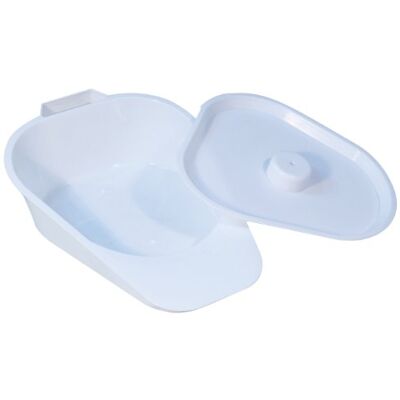 Motionperformance Essentials Medical Disability Aid Lightweight Slipper Bed Pan Portable Toilet Urinal with Lid Motionperformance Essentials Medical Disability Aid Lightweight Slipper Bed Pan Portable Toilet Urinal with Lid