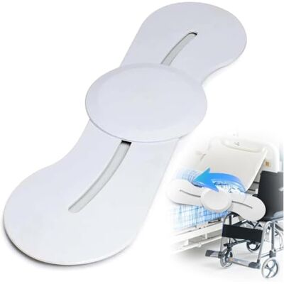 ZMJGLL Swivel Transfer Board w/Rotating Disk,220 Capacity, Smooth Slide for Bed to Wheelchair Transfers,for Smooth Transfers ZMJGLL Swivel Transfer Board w/Rotating Disk,220 Capacity, Smooth Slide for Bed to Wheelchair Transfers,for Smooth Transfers