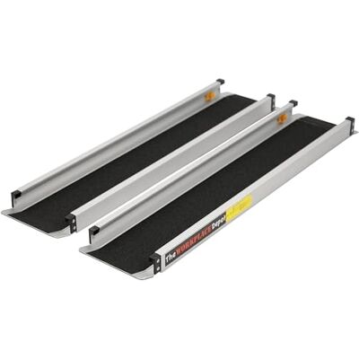 The Workplace Depot Telescopic Wheelchair Ramps, 3ft-5ft Pair, Carry Bag Telescopic Wheelchair Ramps 3ft 5ft, Pair of Portable, Adjustable Ramps with Anti Slip Tread & Carry Bag. The Workplace Depot Telescopic Wheelchair Ramps, 3ft-5ft Pair, Carry Bag Telescopic Wheelchair Ramps 3ft 5ft, Pair of Portable, Adjustable Ramps with Anti Slip Tread & Carry Bag.