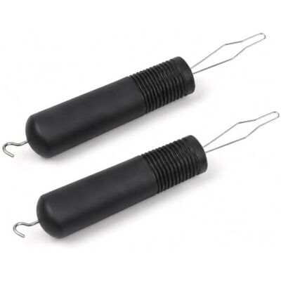Terilamy Button Hook and Zipper Pull Helper, 2 PCS Black 18 cm Dressing Aid Compact 18 cm black design fits bags and drawers for everyday dressing at home, while travelling or before formal events Terilamy Button Hook and Zipper Pull Helper, 2 PCS Black 18 cm Dressing Aid Compact 18 cm black design fits bags and drawers for everyday dressing at home, while travelling or before formal events