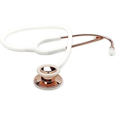 ADC Adscope 603 Clinician Stethoscope Rose Gold/White ADC Adscope 603 Clinician Stethoscope Rose Gold/White