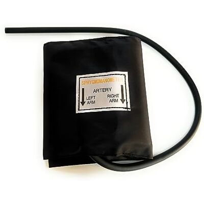 ICE Medical Replacement Manual Aneriod Sphygmomanometer Blood Pressure Cuff (Adult Arm Large, Black) ICE Medical Replacement Manual Aneriod Sphygmomanometer Blood Pressure Cuff (Adult Arm Large, Black)