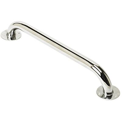 Homecraft Ringwood Grab Rail, Steel Safety Support Rail, Home Assist Handle for Bathtub, Shower, and Steps, Indoor/Outdoor Use, Easy Grip, Chrome Finish, 457 mm (Eligible for VAT relief in the UK) Homecraft Ringwood Grab Rail, Steel Safety Support Rail, Home Assist Handle for Bathtub, Shower, and Steps, Indoor/Outdoor Use, Easy Grip, Chrome Finish, 457 mm (Eligible for VAT relief in the UK)