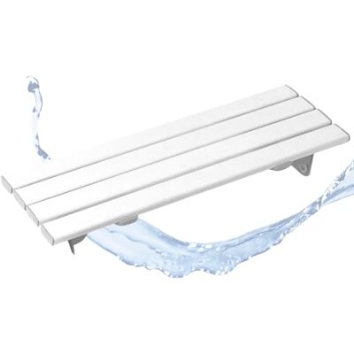 Homecraft Bath Board Savanah Slatted, 660 x 232mm, White For Elderly and Disabled Adults, Everyday Bathing Support, Adjustable Serrated Brackets, Rubber Buffers, 190 kg Capacity Homecraft Bath Board Savanah Slatted, 660 x 232mm, White For Elderly and Disabled Adults, Everyday Bathing Support, Adjustable Serrated Brackets, Rubber Buffers, 190 kg Capacity