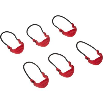 Maxpedition Positive Grip Zipper Pulls (Small, EMS Red) Pack of 6, Zipper Pull Replacement for Emergency Medical Backpacks, First Aid Kits, Tourniquet Pouches, PZSRED Maxpedition Positive Grip Zipper Pulls (Small, EMS Red) Pack of 6, Zipper Pull Replacement for Emergency Medical Backpacks, First Aid Kits, Tourniquet Pouches, PZSRED