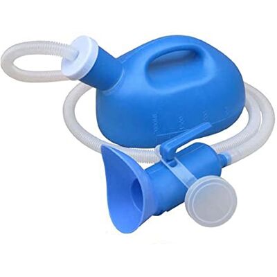 PEKMAR Portable Urinal for Men,Urine Travel Bottles for Women Portable Urinal Potty Bottle with Lid and Extension Tube for Cars, 2000ML Large Capacity PEKMAR Portable Urinal for Men,Urine Travel Bottles for Women Portable Urinal Potty Bottle with Lid and Extension Tube for Cars, 2000ML Large Capacity