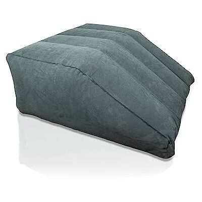 Aidapt Inflatable Leg Wedge Cushion with Travel Bag.Durable PVC,Soft Flocked Surface,Portable,Circulation Booster,Sore,Painful Legs,Knees,Foot,Leg Raiser/Elevator,Bed Wedge,Reduce Swelling,Pregnancy Aidapt Inflatable Leg Wedge Cushion with Travel Bag.Durable PVC,Soft Flocked Surface,Portable,Circulation Booster,Sore,Painful Legs,Knees,Foot,Leg Raiser/Elevator,Bed Wedge,Reduce Swelling,Pregnancy
