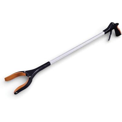 Aidapt 35 inch Handy Reacher Grabber Tool, Litter Trash Picker with Extra Long Arm. with Magnetic Tip. Mobility Aid for Reaching. Lifting Assistance. Rubbish Tongs, Garden Grabber. Arm Extension Aidapt 35 inch Handy Reacher Grabber Tool, Litter Trash Picker with Extra Long Arm. with Magnetic Tip. Mobility Aid for Reaching. Lifting Assistance. Rubbish Tongs, Garden Grabber. Arm Extension