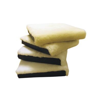 Kozee Komforts Pure Wool Fleece Top Wheelchair Cushion Perfect for Wheelchairs, Cars or Home High Density Foam, Removable Washable Cover, Water-Resistant Vinyl Underside Size 16" x 16" x 2 Kozee Komforts Pure Wool Fleece Top Wheelchair Cushion Perfect for Wheelchairs, Cars or Home High Density Foam, Removable Washable Cover, Water-Resistant Vinyl Underside Size 16" x 16" x 2