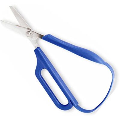 Easi-Grip PETA Long Loop Self Opening Scissors Ergonomic Grip to Increase Stability Ideal for Anyone with Poor Hand Control, Weak Grip and Joint Problems 45mm Right Handed Blade Leg-1 Easi-Grip PETA Long Loop Self Opening Scissors Ergonomic Grip to Increase Stability Ideal for Anyone with Poor Hand Control, Weak Grip and Joint Problems 45mm Right Handed Blade Leg-1
