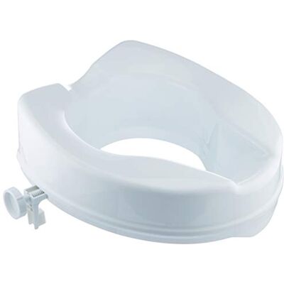 NRS Linton Plus Raised Toilet Seat, 100 mm / 4 inch, White NRS Linton Plus Raised Toilet Seat, 100 mm / 4 inch, White