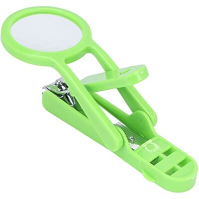 Jelquix Stainless Steel Nail Clipper with Adjustable Magnifying Glass for Easy Fingernail and Toenail Trimming for Seniors 5.12" (Green) Jelquix Stainless Steel Nail Clipper with Adjustable Magnifying Glass for Easy Fingernail and Toenail Trimming for Seniors 5.12" (Green)
