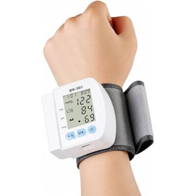 JOARDER Digital LCD Automatic Wrist Blood Pressure Measurement Pulse Monitor Heart Beat Meter Pulse Oximeter Sphygmomanometer JOARDER Digital LCD Automatic Wrist Blood Pressure Measurement Pulse Monitor Heart Beat Meter Pulse Oximeter Sphygmomanometer
