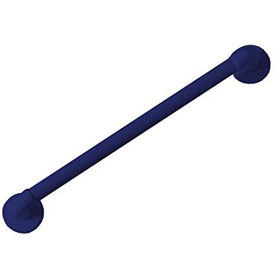NRS Healthcare - Plastic Fluted Grab Rail - Blue - 600mm - Grab Rail NRS Healthcare - Plastic Fluted Grab Rail - Blue - 600mm - Grab Rail