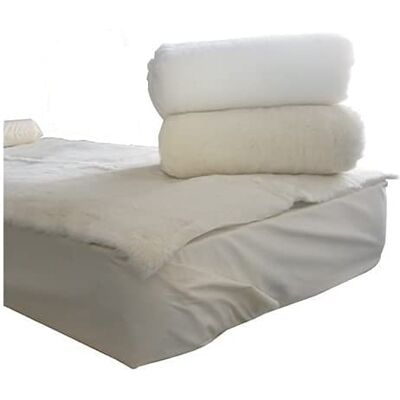 Kozee Komforts Soft Pure Wool Bed Fleece Pressure Relief for Better Sleep and Health Hip/Shoulder Pad Kozee Komforts Soft Pure Wool Bed Fleece Pressure Relief for Better Sleep and Health Hip/Shoulder Pad