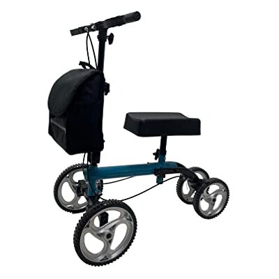 PANLOVA Adjustable Medical Folding Steerable Leg Knee Walker Scooter with Basket, Off Road Wheels -9258 PANLOVA Adjustable Medical Folding Steerable Leg Knee Walker Scooter with Basket, Off Road Wheels -9258