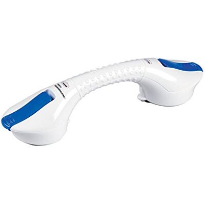 Homecraft Easybar Suction Grab Rail 350 mm, Grab Bar for Bathroom Support in Shower or Bath, Use on Tiles, Glass, Porcelain or Fibreglass, Aid for Elderly & Disabled, Secure, Stable Homecraft Easybar Suction Grab Rail 350 mm, Grab Bar for Bathroom Support in Shower or Bath, Use on Tiles, Glass, Porcelain or Fibreglass, Aid for Elderly & Disabled, Secure, Stable