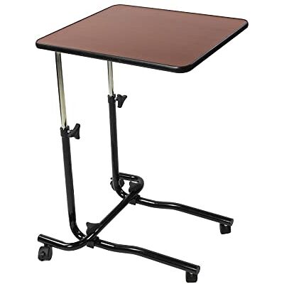 NRS Healthcare Table and Chair Caddy - Height adjustable, 45° tilt, Large wheels NRS Healthcare Table and Chair Caddy - Height adjustable, 45° tilt, Large wheels
