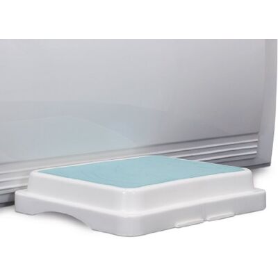 Homecraft Savanah Modular Bath Step, Aid for Getting Into & Out of Bath or Shower, Textured Slip Resistant Step, Stackable for Height Adjustability, Pack of 12 Homecraft Savanah Modular Bath Step, Aid for Getting Into & Out of Bath or Shower, Textured Slip Resistant Step, Stackable for Height Adjustability, Pack of 12