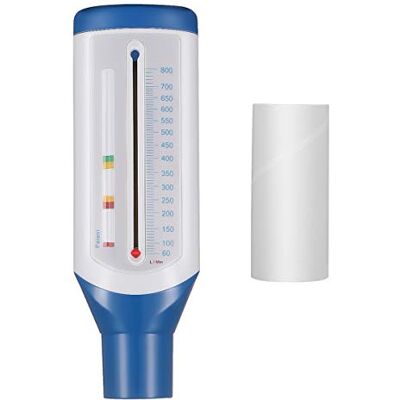 ULTECHNOVO Peak Flow Meter for Adults and Kids Portable Spirometer Asthma Monitor and Lung Capacity Tester Expiratory Breathing Exercise Device for COPD Relief Measurement ULTECHNOVO Peak Flow Meter for Adults and Kids Portable Spirometer Asthma Monitor and Lung Capacity Tester Expiratory Breathing Exercise Device for COPD Relief Measurement