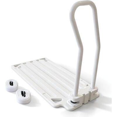Aidapt 2-in-1 Bed Assist Rail with Straps. Adjustable Bed Grab Bar Support Handle for Elderly & Disabled, Fits Single to King Beds, Divan & Slatted Frame, 160kg Capacity, Easy Fit Mobility Aid Aidapt 2-in-1 Bed Assist Rail with Straps. Adjustable Bed Grab Bar Support Handle for Elderly & Disabled, Fits Single to King Beds, Divan & Slatted Frame, 160kg Capacity, Easy Fit Mobility Aid