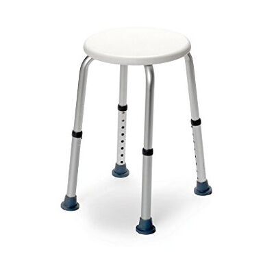 ADVYS - Dino - Round seat - Adjustable 34-52 cm - Shower stool ADVYS - Dino - Round seat - Adjustable 34-52 cm - Shower stool