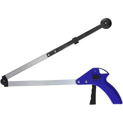 Uteruik Reacher Grabber Folding Helping Hand Rotating Grip Extra Long Handy Mobility Aid for Trash Pick Up, Litter Picker, Disabled, Arm Extender, 1pcs Uteruik Reacher Grabber Folding Helping Hand Rotating Grip Extra Long Handy Mobility Aid for Trash Pick Up, Litter Picker, Disabled, Arm Extender, 1pcs