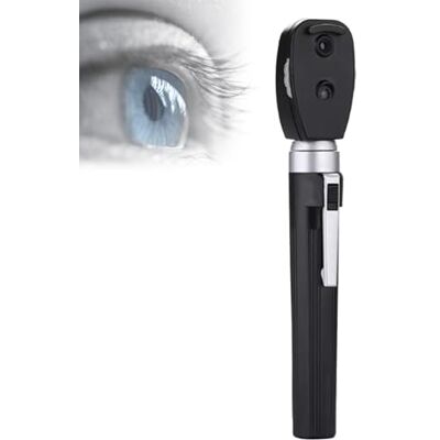 WADPP Led Portable Ophthalmoscope, Ear Otoscope, Optical Handheld Microscope, 3X Magnification, for Ophthalmologic, Lab, Pet Hospitals WADPP Led Portable Ophthalmoscope, Ear Otoscope, Optical Handheld Microscope, 3X Magnification, for Ophthalmologic, Lab, Pet Hospitals